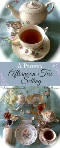 the cover of a book about afternoon tea