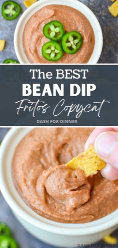 the best bean dip recipe that is so good and easy to make