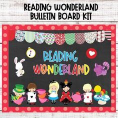 the reading wonderland bulletin board kit