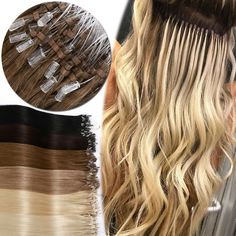 Clearance Micro Loop Ring THICK 100% Remy Human Hair Extensions Nano Beads US US STOCK✈24H Dispatch✈2-5 Days Delivery✈30 Days Free Return Description: Material: 100% Remy Human Hair Colour: Pure Colour, Mixed Colour & Ombre Colour #1 Jet Black, #1B Natural Black, #2 Dark Brown, #4 Medium Brown, #6 Light Brown, #8 Ash Brown #613 Bleach Blonde, #60 Platinum Blonde, #24 Natural Blonde, #27 Dark Blonde, #70 Bleach White #99J Winte Red, #30 Light Auburn, #33 Dark Auburn, Mixed Colour #12/613, Mixed C Ombre Colour, Bleach White, Light Auburn, Dark Auburn, Natural Blonde, Human Hair Color, Blonde Hair Looks, Natural Blondes, Bleach Blonde