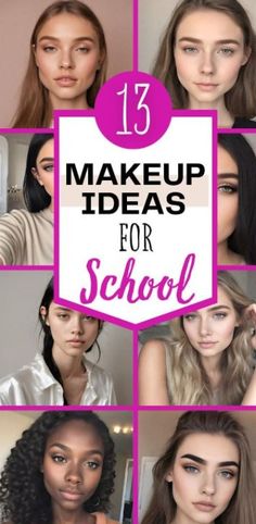 Makeup Ideas For School Natural, Makeup Ideas For School, Girls Makeup Party, 13 Makeup, Foundation For Oily Skin, Teenager Makeup, Holiday Makeup Looks, Celebrity Makeup Looks, Dance Makeup