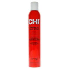 Enviro 54 Firm Hold Hairspray by CHI for Unisex - 10 oz Hair Spray A Firm Hold Hairspray is great for locking in and securing finished styles. It is great for layering to create multiple textures. There is no build up. Versatile enough that you can create a multitude of styles and looks without added weight. Color: Multicolor.  Age Group: kids. Ouai Hair Mask, Suave Conditioner, Chi Hair, Chi Hair Products, Hair Care Products Professional, Heat Protectant, Hair Spray, Spray Can, Hair Fragrance