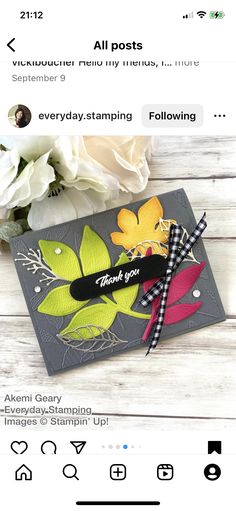 Changing Leaves, Layout Inspiration, Flower Cards, Autumn Leaves, Projects To Try, Layout