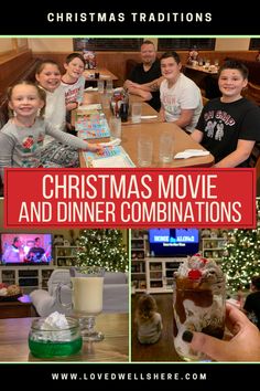 the christmas movie and dinner combinations