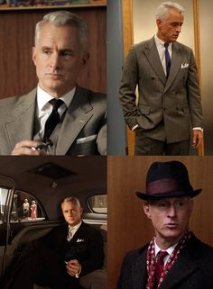 Mad Men Style Tips: Dress Like Roger Sterling Italian Guys, Groomsmen Ideas, Mad Men Style, Gentlemen's Club, Gentlemens Club, Jet Age