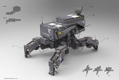 an image of a robot that is in the process of being made into a video game