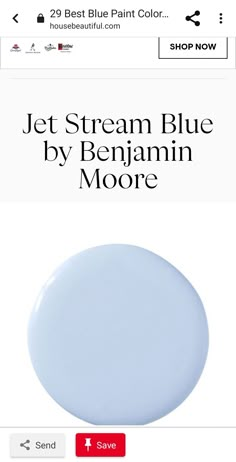 the blue paint is on sale for $ 20, and it's not too bright