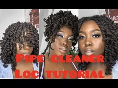 Pipe Cleaner Loc Curls, Pipe Cleaner Curls On Sisterlocks, Pipe Cleaner Sister Loc Styles, Pipe Cleaner On Locs, Pipe Cleaner Locs Style, Loc Pipe Cleaner Styles, Loc Curls Styles Pipe Cleaners, Pipe Cleaner Locs, Curl Faux Locs