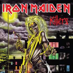 iron maiden's album cover art for killers