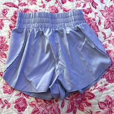 Purple Never Worn Chic Workout Shorts For Spring, Chic Workout Shorts, High Waisted Shorts, Color Purple, High Waist, High Waisted, Womens Shorts, Purple, Women Shopping