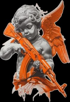 Angel Graphic Design, Cherub Tattoo Designs, Hacker Art, Angel Statues Sculpture, Gay Tattoo, Cherub Tattoo, Christ Tattoo, Trill Art, Cartoon Rappers