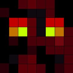 an image of a red and yellow square pattern