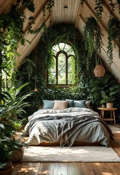 Enchanted Bedroom Ideas Woodsy Room Ideas, Girls Enchanted Forest Bedroom, Enchanted Forest Theme Room, Forest Home Interior, Secret Garden Bedroom, Soft Lighting Ideas, Outdoor Bedroom Ideas, Forestcore Bedroom, Forest Themed Room