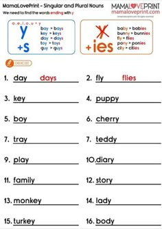 worksheet for the english speaking and spelling practice book with pictures on it, including two