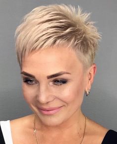 Short Spiky Hairstyles, Crop Hair, Really Short Hair