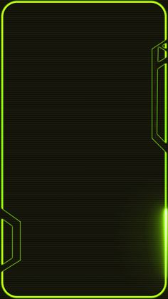 an abstract neon green background with a rectangular frame and rectangles in the center