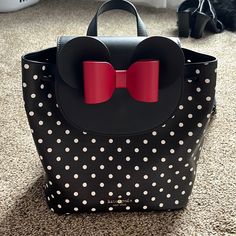 Beautiful Disney X Kate Spade Bookbag Took It To Disney Once Perfect Condition Ships Same/Next Day Offers Will Be Accepted Kate Spade Bags, Next Day, Kate Spade, Bag Lady, Backpacks, Black White, Ships, Disney, Women Shopping