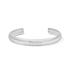 This Sterling Silver Baby Cuff Bracelet is one that any new mother would love. Engrave the outside with a personalized message for a heartfelt touch. Coordinates Jewelry, Monogram Jewelry, Cuff Bangle Bracelet, Cz Stud Earrings, Engraved Jewelry, New Mom, Cuff Bangles, Birthstone Jewelry, Bangle Bracelet