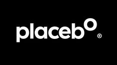 the placebo logo on a black background