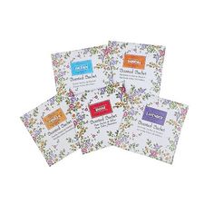 Bring fragrance to your home with the scented Floral Aroma Sachet Set. This set of five scented packets comes with a printed design on the front. Available in different aromas including lavender, rose, ocean, gardenia, and vanilla. These high-quality scented sachets can be used in the living room, your wardrobe, or the bedroom to bring freshness to the space. This scented sachet can be easily spot cleaned. Design: Floral Aroma Sachet Material: Not mentioned Dimension: 6 L × 0.60 W × 6 H inches U Scented Oil Diffuser, Scent Diffuser, Scented Sachets, Scented Oils, Sachets, 6 D, Design Floral, Essential Oil Diffuser, Potpourri