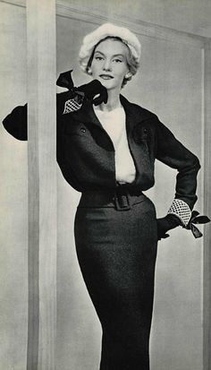 1954 Jacques Faith French Vintage Fashion, Cristobal Balenciaga, Spanish Fashion, 20th Century Fashion, Guy Laroche, French Fashion Designers