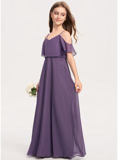 Kids Bridesmaid Dress, Bridesmaid Dresses Floor Length, Fall Bridesmaid Dresses, Junior Bridesmaid Dress, Two Piece Homecoming Dress, Dresses Chiffon, Bridesmaid Dresses Online, Elegante Casual, Lace Homecoming Dresses