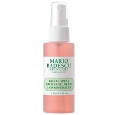 Mario Badescu Facial Spray, Face Spray, Mario Badescu Skin Care, Mini Facial, Rose Fragrance, Facial Spray, Skin Care Items, Oily Skin Care, Mario Badescu