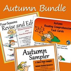 the autumn bundle includes four books and an activity booklet for children to learn how to use them