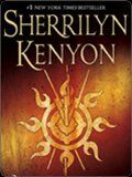 the book cover for acheron by sherrilyn kenyon, with an image of