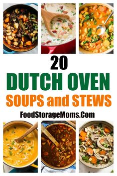 20 dutch oven soups and stews that are easy to make in the slow cooker