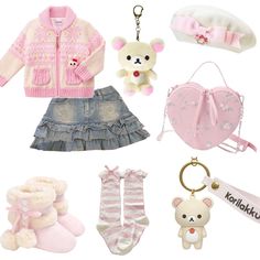 Cutecore Outfit Winter, Cutecore Winter Outfits, Kawaii Fits, Cutecore Outfit, Creepy Clothes, Cutecore Clothes, Pink Cutecore, Outfit Inspo For School, Creepy Cute Fashion