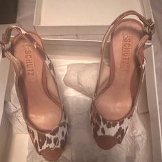 Beautiful Never Worn Schultz Shoes Heels, Sling Back Pumps, Sling Back, Shoes Women Heels, Shoes Heels, Pumps, Women Shoes, Cream, Heels