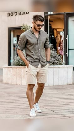 Shirt Casual Style, Cool Outfits For Men, Mens Casual Dress