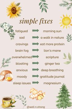 Here's a few simple fixes . . . Health Hacks, Job Interview Tips, Sleep Issues, Lion Mane, Ginger Tea, Brain Fog, Interview Tips, Walking In Nature, Gratitude Journal