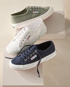 These classic tennis sneakers deliver just that with a pure cotton canvas upper and a wear-resistant vulcanized rubber sole. Since 1911, Superga has been crafting attractive shoes with enduring comfort. Cotu 2750 classic tennis sneakers for women by Superga. Classic Lace-up Cotton Canvas Shoes, Classic High-top Canvas Shoes For Spring, Classic Canvas Shoes With Vulcanized Sole, Sporty Cotton Canvas Shoes With Laces, Classic Cotton Sneakers With Vulcanized Sole, Classic White Sole Cotton Canvas Shoes, Classic White Sole Canvas Shoes, Classic Cotton Canvas Shoes With Gum Sole, Classic Cotton Sneakers For Everyday