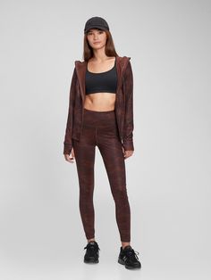 This legging is made with 79% recycled polyester.  Less waste in the world.  More great clothes for you.  Moisture Wicking helps keep your skin dry.  Stretch allows freedom of movement while providing superior shape retention.  Elongating flatlock contouring seams create smooth lines and help prevent chafing.  Smooth, flat, wide waistband. Purple Burgundy, Sansa Stark, Gap Fit, Freedom Of Movement, Smooth Lines, Wide Waistband, Petite Size, Teen Fashion, Beautiful Day