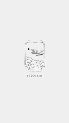 an airplane is flying over the clouds in a jar with words above it that read alddlane