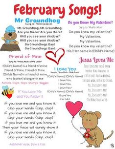 a valentine's day poem for children with pictures of teddy bears and other things