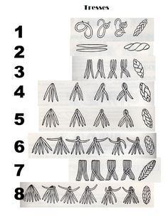 the instructions for how to make an origami doll's clothes and shoes