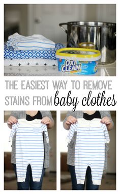 the easy way to remove stains from baby clothes