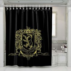 hufflepuff logo outline harry potter shower curtains Harry Potter Shower Curtain, Hufflepuff Logo, Harry Potter Shower, Vanity Colors, Logo Outline, Bath Tubs, Shower Stall, Curtain Sets, Curtain Hooks