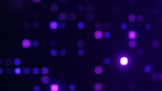 blurry image of purple lights in the dark