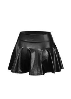 Sleek and Stylish: Quality Craftsmanship: Crafted with 90% Polyester, 10% Spandex and attention to detail, this faux leather skater mini skirt promises both durability and style. The faux leather material lends a sleek and stylish look to this mini skirt. Its timeless black color ensures that it's a wardrobe staple that you'll reach for again and again.Endless Pairing Options: From casual tees to elegant blouses, this mini skirt pairs seamlessly with a variety of tops, making it a versatile piec Black Leather Skirt, Leather Skirts, Casual Tees, Black Leather Skirts, Elegant Blouses, Casual Tee, Skirts For Sale, Black Faux Leather, Leather Material