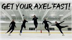 Axel Jump Figure Skating, How To Do An Axel Jump Off Ice, Figure Skating Reality, Axel Figure Skating, Skating Stretches, Figure Skating Hairstyles, Ice Skating Jumps