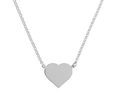 Simple and sweet. Keep a romantic vibe about you with this polished heart necklace. From the Bronzo Italia® Jewelry Collection. Heart Necklace, Jewelry Collection, Jewelry Necklaces