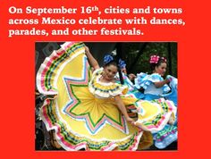 an advertisement for the mexican festival