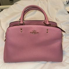 This Bag Is Literally Brand New. I Don’t Think I Ever Even Took It Out Of The House. The Inside Is Super Clean And I Love The Look, Just Not Super Into Big Purses Anymore. I Can Give You The Measurements If You Would Like Or Any Other Details! Feel Free To Ask Questions Coach Purse Big, Coach Carryall, Bags Coach, Coach Purse, Super Clean, Coach Purses, Coach Bags, The House, Satchel