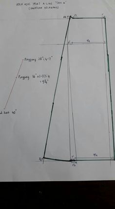 Making Skirt, Sewing Measurements, Skirt Patterns, Baju Kurung Moden, Hijab Wedding Dresses, Street Hijab Fashion, Pattern Hack, Fit And Flare Skirt