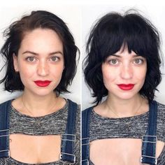 Effortless Hairstyles, Shag Haircut, Penteado Cabelo Curto, Haircuts With Bangs, Grunge Hair, Hair Dos, Bobs Haircuts