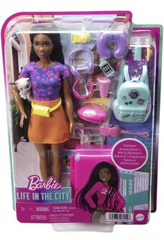 barbie life in the city doll with accessories